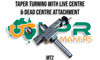 Taper Turning Live & Dead Centre Attachment - MT2. Supplied by LPR Toolmakers an Australian owned family business that imports high quality Taper Turning, Live Centre Attachments. Shipped from Melbourne, Victoria. 
