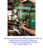 how to use metric drawbar rods. Fits straight into your spindle. Supplied by LPR Toolmakers an Australian family owned business that imports quality Lathe & Milling machine tooling. 