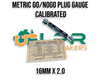 Metric Calibrated Go/Nogo Plug & Ring Gauges 6 to 24mm sizes you pick