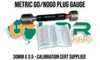 Metric Go & No-Go Plug 30mm x 3.50. Calibrated outside of Australia. Supplied by LPR Toolmakers an Australian family owned business that imports high quality Calibrated Go & No-Go gauges in Metric, BSP, BSPT, NPT & UNF. Shipped from Melbourne, Victoria. 