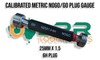 Metric Go & No-Go Plug Gauges 25mm x 1.50. Calibrated outside of Australia. Supplied by LPR Toolmakers an Australian family owned business that imports high quality Calibrated Go & No-Go gauges in Metric, BSP, BSPT, NPT & UNF. Shipped from Melbourne, Victoria. 