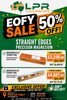 EOFY YEAR - OFFER 4 & 56 METRE STRAIGHT EDGES - 50% OFF