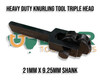 Knurling Tool (Self Centring) - 3 Headed 21mm x 9.25mm shank