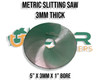 5" x 3mm" HSS Slitting Saw