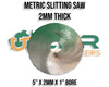 5" x 2mm" HSS Slitting Saw