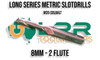 Long Series HSS with 5% Cobalt 8mm - 2 Flute Slotdrill. Supplied by LPR Toolmakers an Australian family owned business that imports quality Metric & Imperial Slotdrills & Endmills. Located in Melbourne, Victoria. 