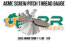 Acme Screw Pitch Thread Gauge - 16 Sizes. Supplied by LPR Toolmakers an Australian family owned business that imports quality Screw Pitch Gauges including ACME Threads. Shipped from Melbourne, Victoria. 