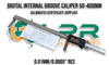 Digital Internal Groove Caliper 50mm-400mm [Calibrated]. Supplied by LPR Toolmakers an Australian owned family business that imports high quality Calibrated & non Calibrated measuring equipment. Shipped from Broadford, Victoria.
