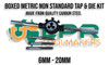 Metric Boxed Fine Non Standard Tap & Die Set [6-20mm] Carbon Steel 44pc