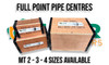 Full Point Pipe Centres - MT2 - MT3- MT4. 