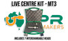 MT3 Interchangeable Live Centre Kit - features 7 different heads, easily replaceable. Also available in 2MT. Supplied by LPR Toolmakers an Australian family owned business that imports high quality Live Centres. Shipped from Melbourne, Victoria. 