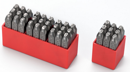 Dotted Letter & Number Stamps