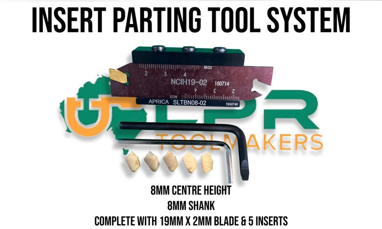 LPR Toolmakers Parting Tool System & Insert deals [8mm]