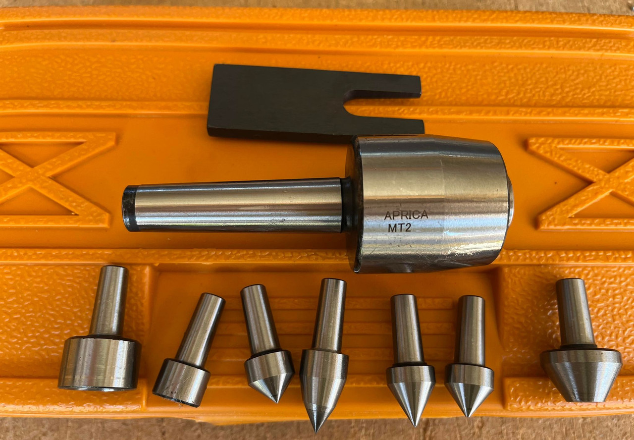 Live Centre Kits MT2/3/4 (Cased 9pc) Interchangeable Tips [All Steel