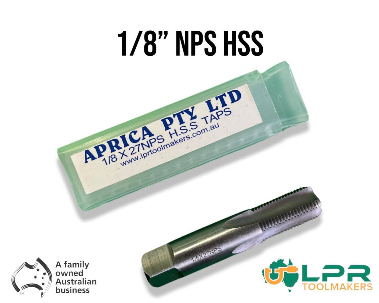 NPS and NPT High Speed Steel Pipe Taps | LPR Toolmakers