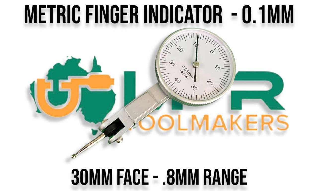Estrella amor Edad adulta LPR Toolmakers - Metric Finger Indicator - [0.1mm]