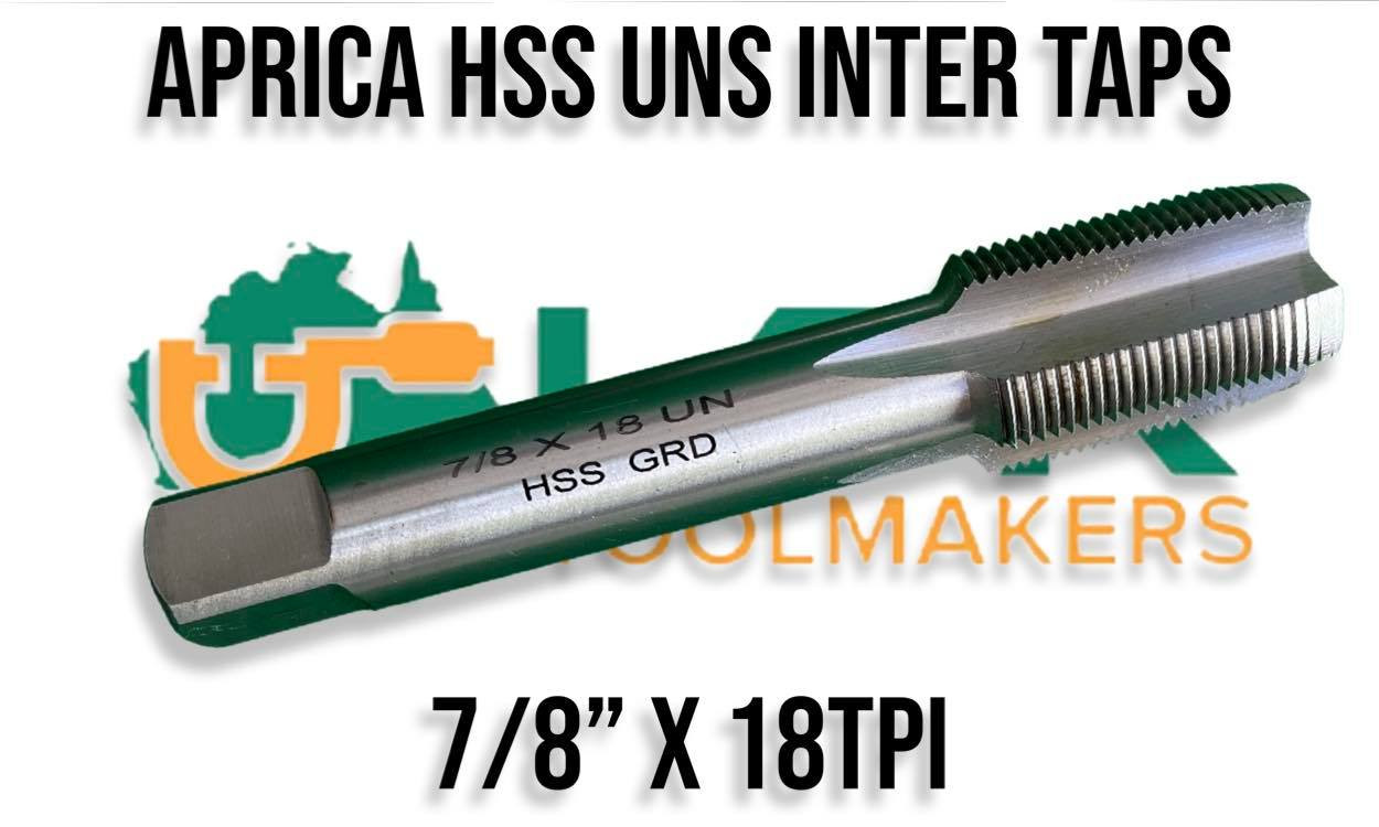 Drill America 7/8 in. -18 High Speed Steel Plug Hand Tap (1-Piece) DWTST7/8-18P Drill America 7/8 in. -18 High Speed Steel Plug Hand Tap (1-Piece) DWTST7/8-18P