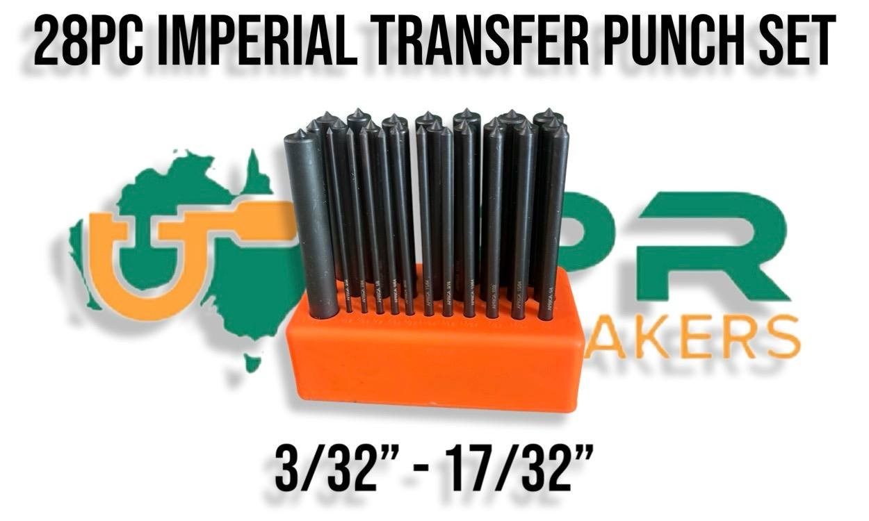 Imperial Transfer Punch Set [28pc] - Size Range: 3/32" to 17/32"