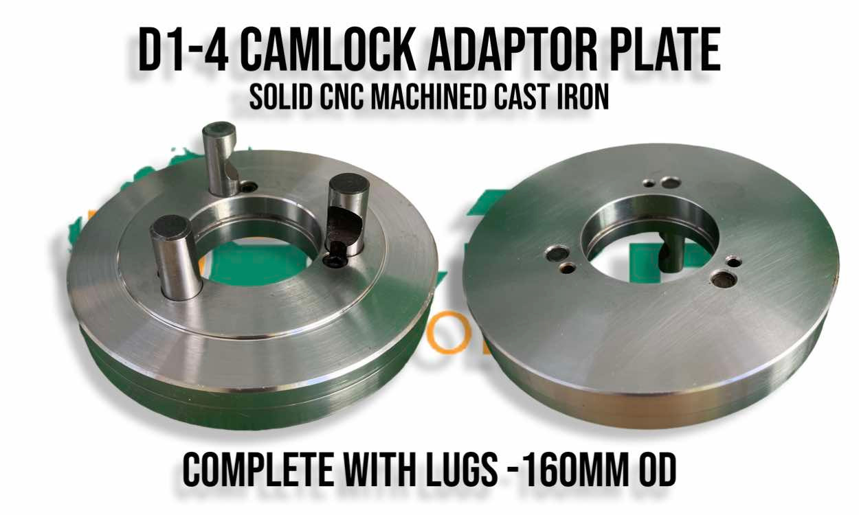 LPR Toolmakers - D1-4 Camlock Adaptor Plates [160mm or 200mm]