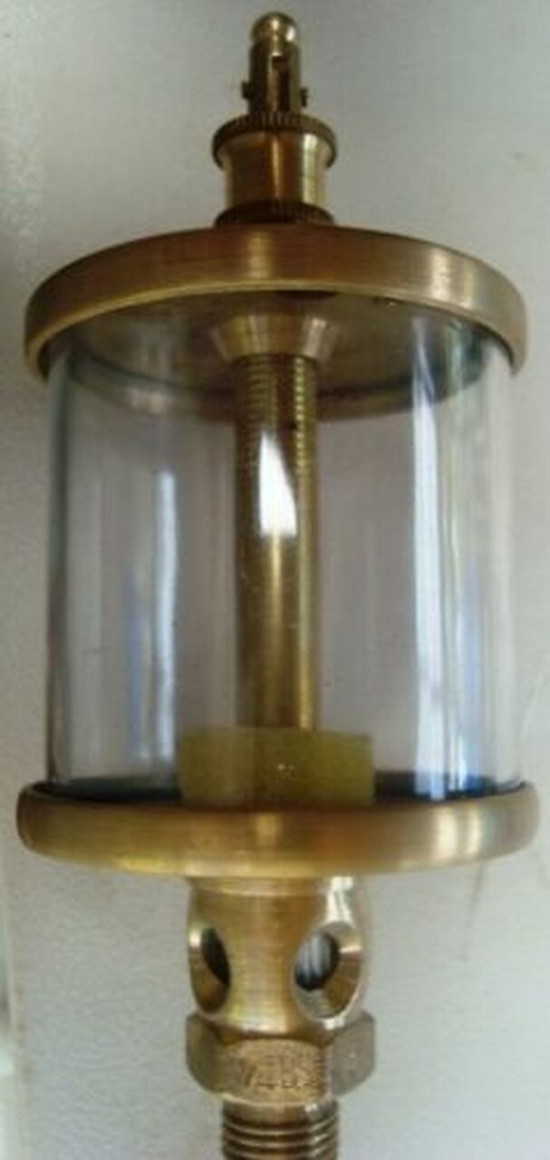 Brass Drip Feed Oilers NPT threaded from 20ML to 170ML capacity LPR Toolmakers