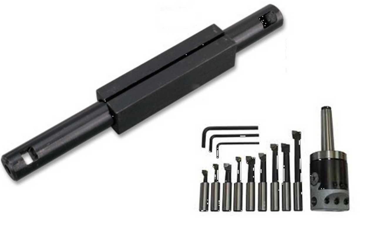 Boring bars, double ended with carbide & titanium coated inserts to suit. LPR Toolmakers Australia