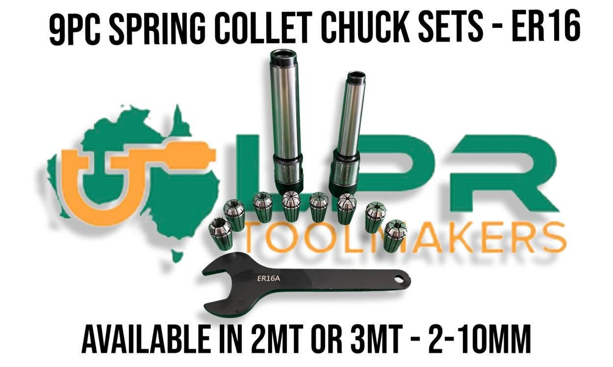 LPR Toolmakers - ER16 [2-10mm] Boxed Collet Chuck Systems