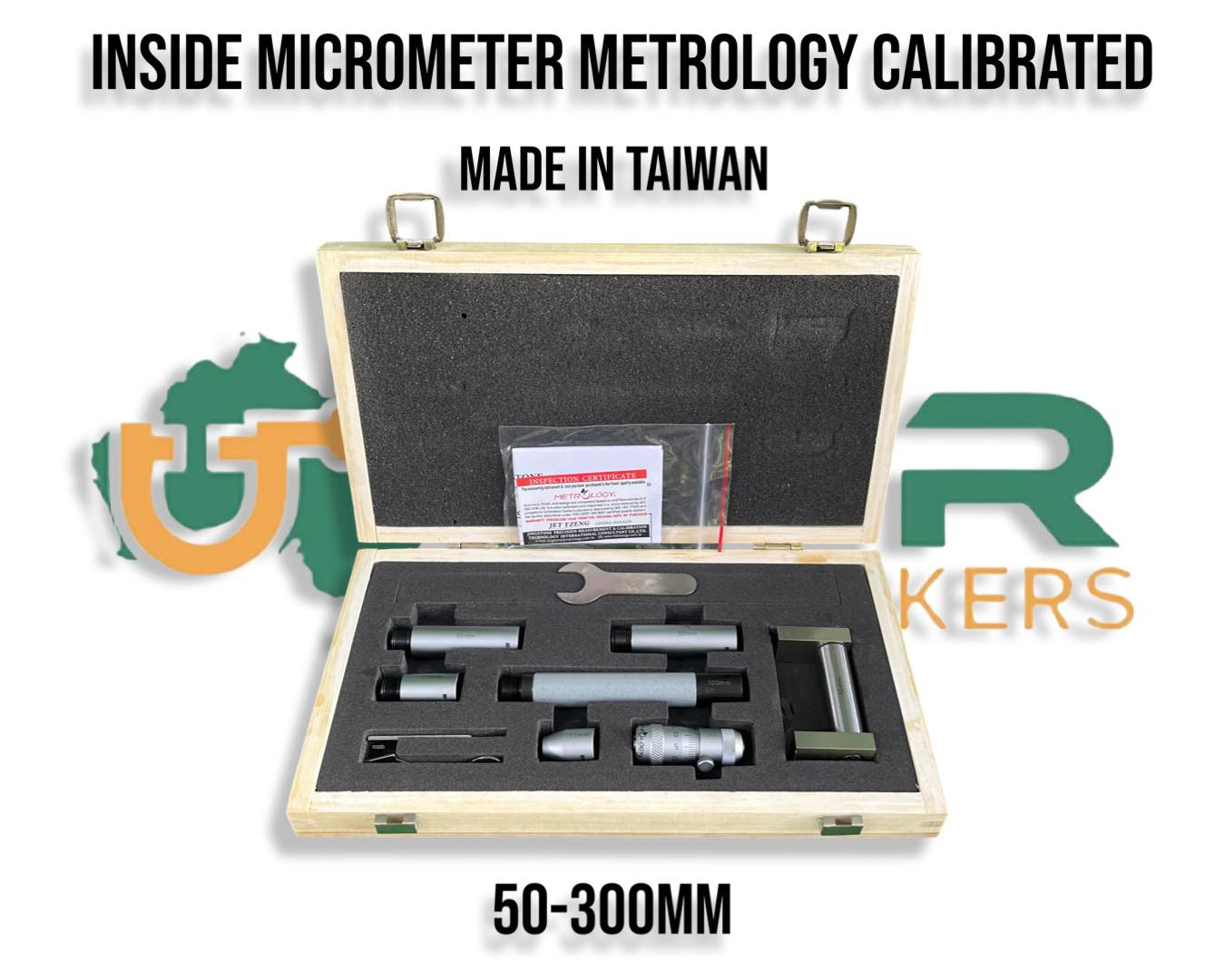 LPR Toolmakers - Inside Tubular Micrometer (Extension Rod) 50-300mm/0 ...