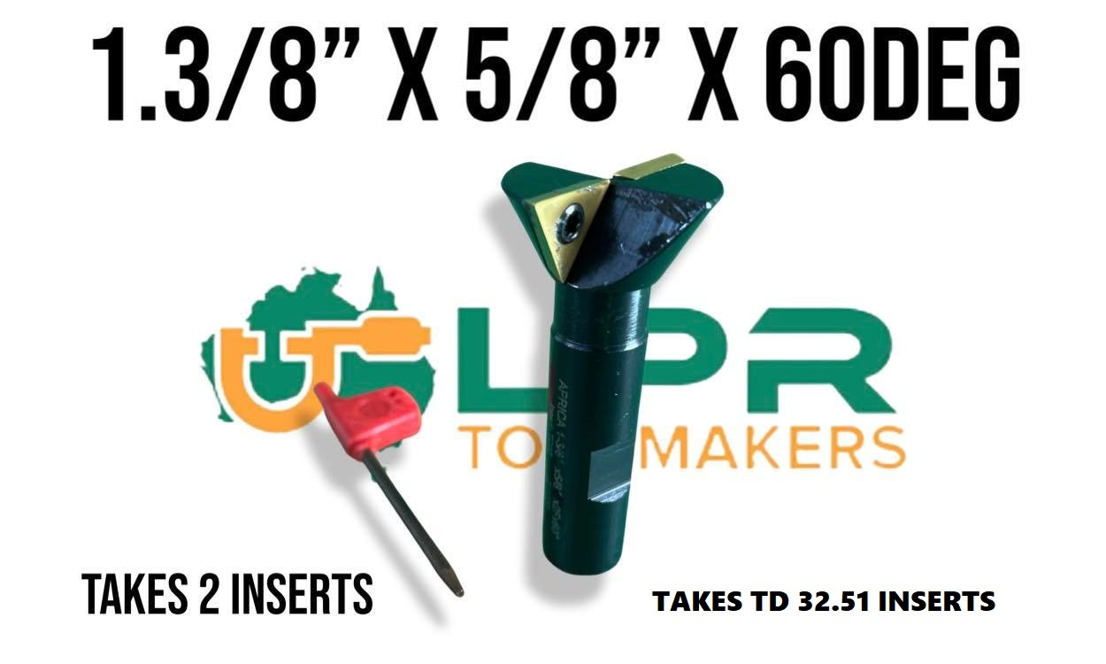 LPR Toolmakers Aprica Carbide Insert Dovetail Cutters