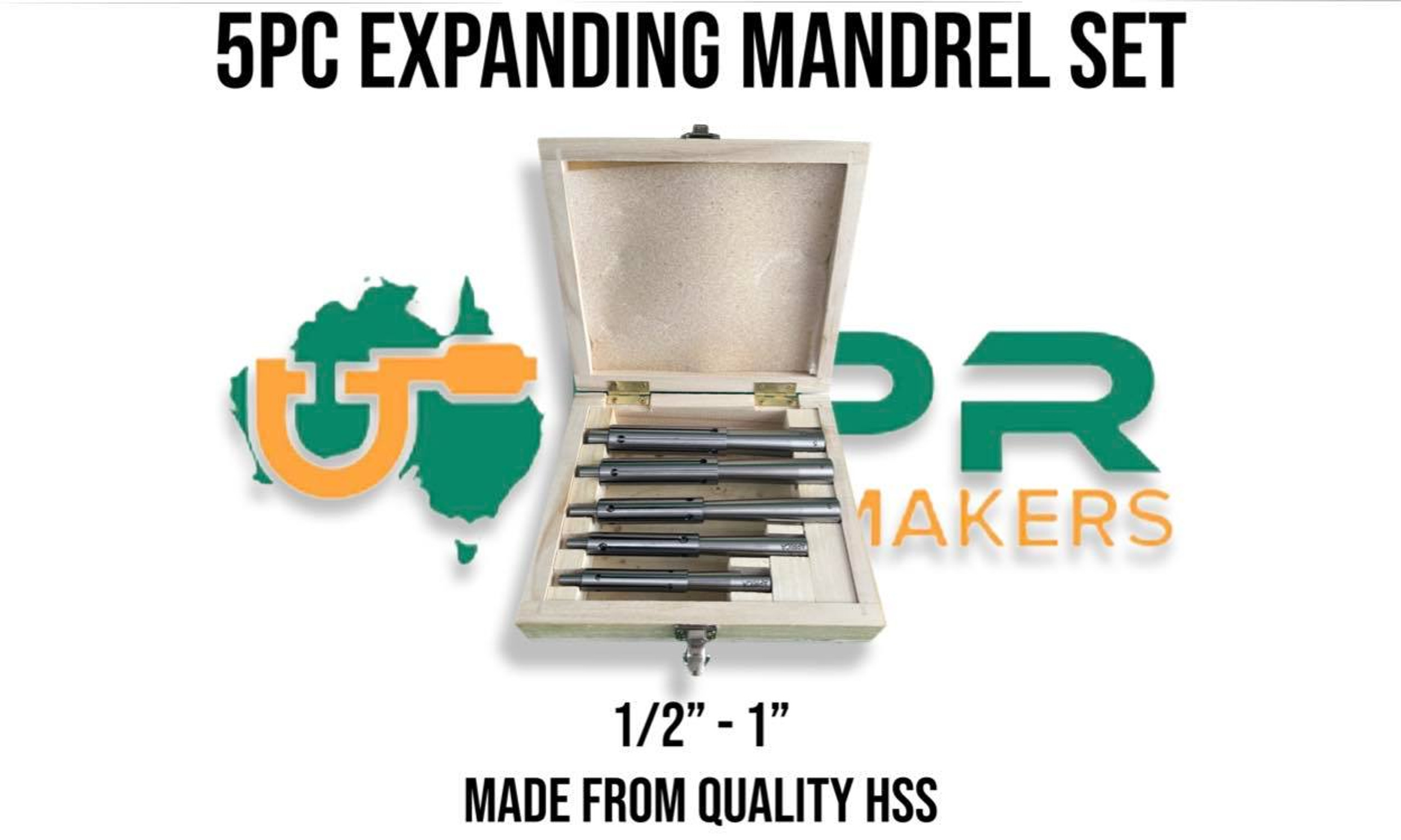 LPR Toolmakers Expanding Mandrel Sets [1/2" 2"] HSS