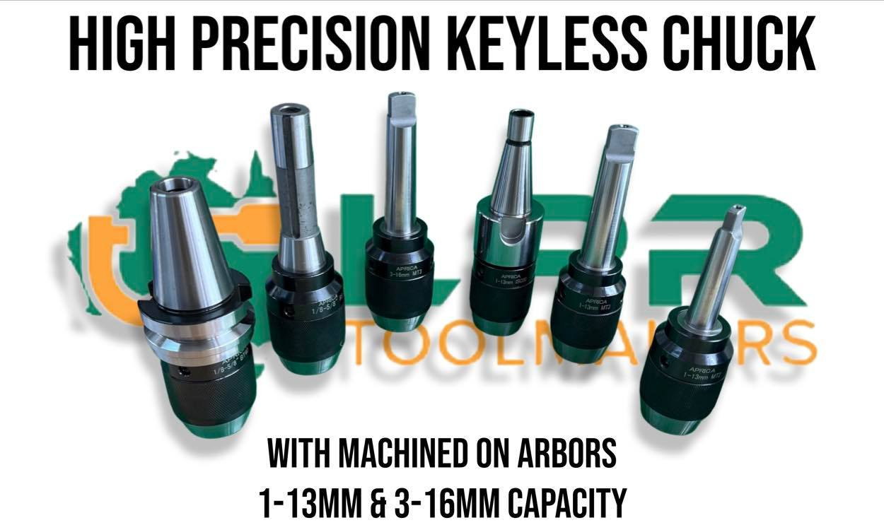 LPR Toolmakers - High Precision Keyless Chucks with machined on Arbors