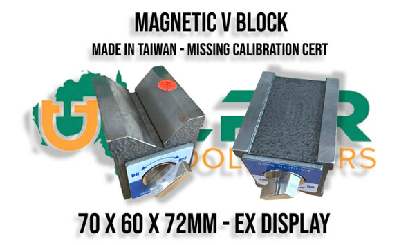 Magnetic V Block 70 x 60 x 72mm [Metrology] Ex Display