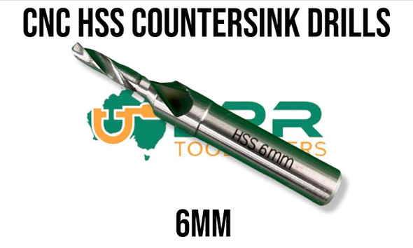 Drill Countersinks HSS - Sizes 4-5-6-8mm - Suits Metal & Wood