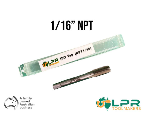 HSS NPT Single Taps - 1/16" to 1/2" Aprica