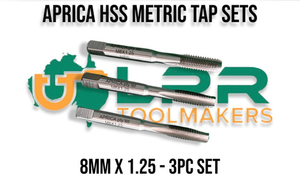 Metric HSS Tap Set (3pc) - 5-12mm Aprica Brand