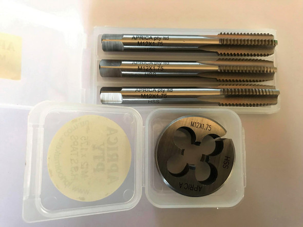 Metric HSS Tap & Die Combination Sets Sizes 5mm to 12mm