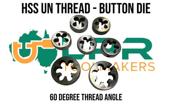 1/2 to 1" (20 TPI) Button Dies [HSS] - 60 degree 