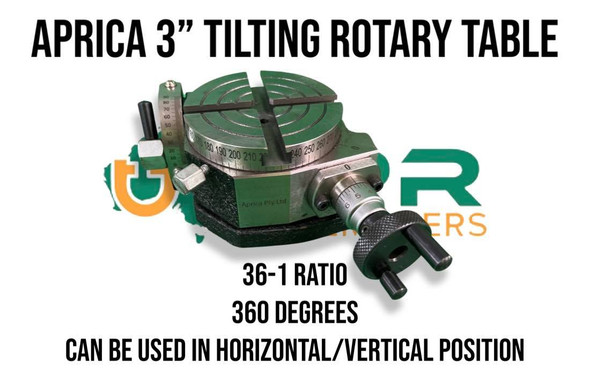 Rotary Table 75mm/3" Tilting Horizonal / Vertical