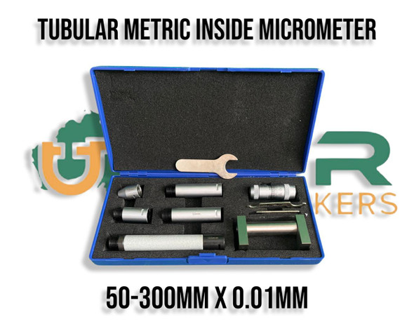 Tubular Metric Inside Micrometer (Cased - 50 to 300mm)