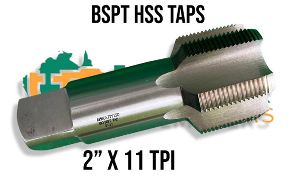 BSPT HSS Taps - 3/4" to 2" (Large Sizes)