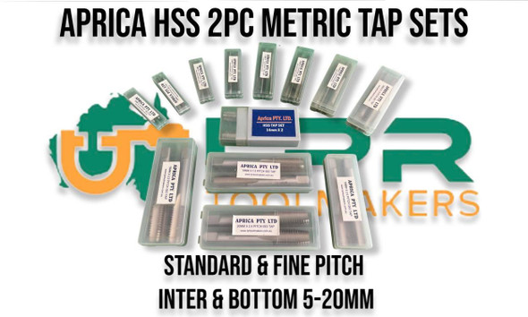 Metric HSS Tap Set (2pc) - 5-20mm Aprica Brand