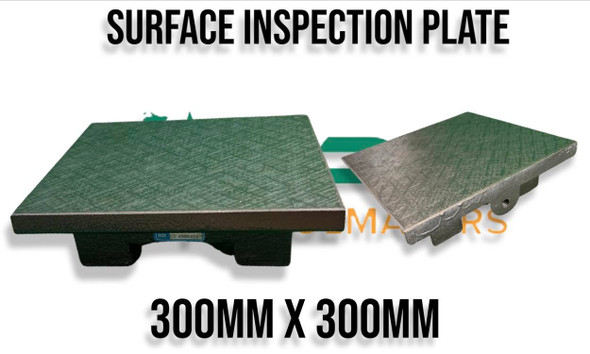 Surface Inspection Plate - Calibrated. 300mm x 300mm Dimensions. Supplied by LPR Toolmakers an Australian owned family business that imports quality Surface Plates & other precision tooling for your workshop. Shipped from Melbourne, Victoria. 