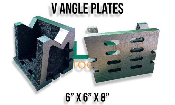 V Angle Plate Slotted 6" x 6" x 8"