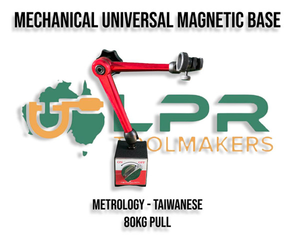 Magnetic Base [Metrology] Mechanical Universal & Fine Adjustment 80KG pull 