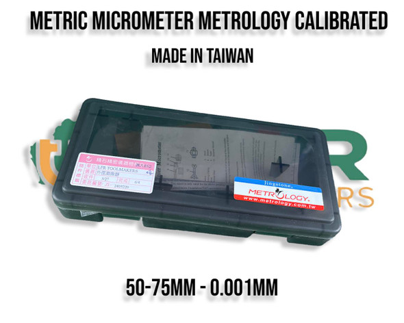 Outside Micrometer 50-75mm / 0.001mm - Metrology Calibrated