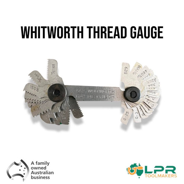 Whitworth [BSW] Metric Thread Pitch Gauge (52 Leaves)