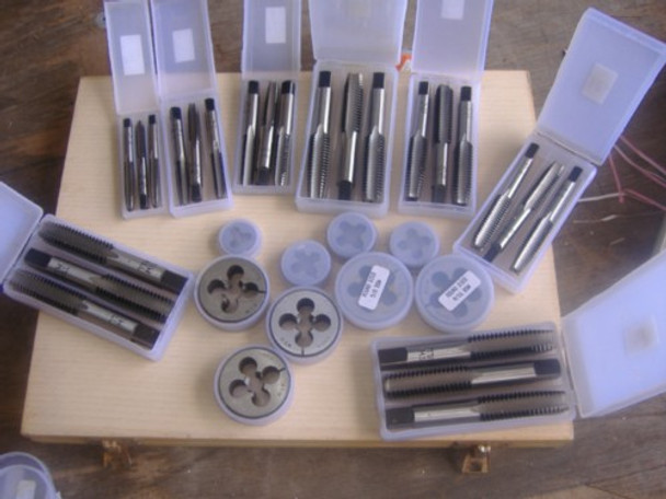 UNC Tap & Die Set (40pc Kit) - Sizes from 1/4" to 1" 