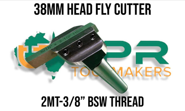 FLYCUTTER 2MT SHANK 3/8" BSW THREADED BACK inc cutter FLYCUTTER 2MT SHANK 3/8" BSW THREADED BACK inc cutter