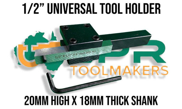 1/2'' Universal Tool Holder - Low Centre Height