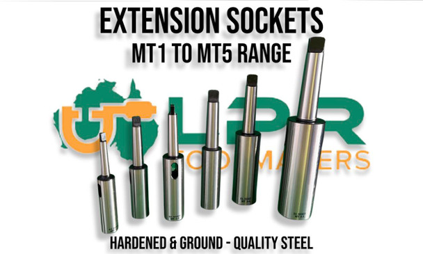 Extension Sleeve (Socket) - MT1 to MT5 [Various Size Options]