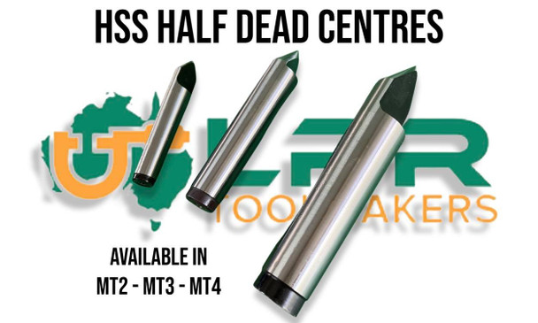 Lathe Dead Centres - Half Ground Nose (MT2-MT4)